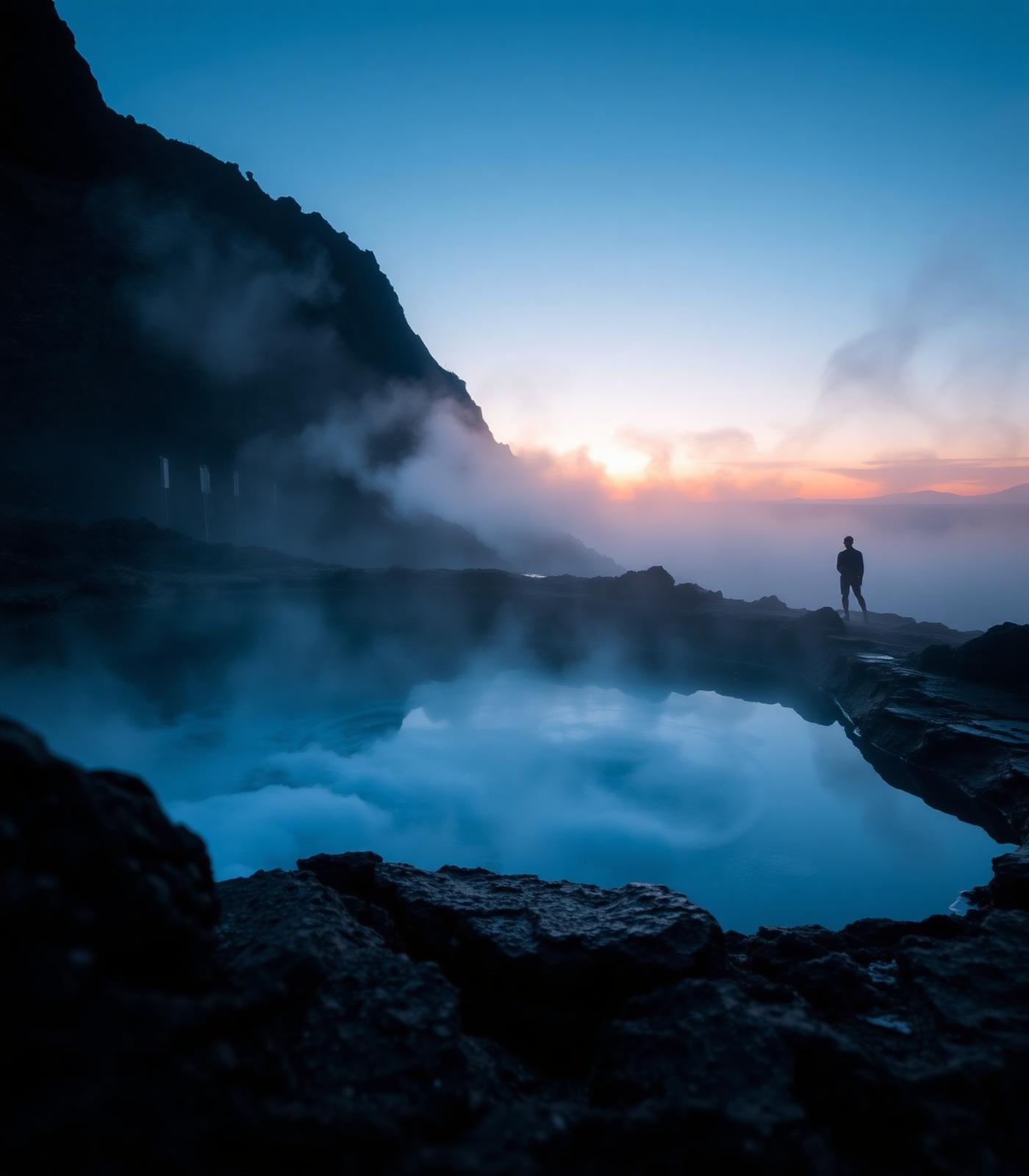 Geothermal bathing pool
